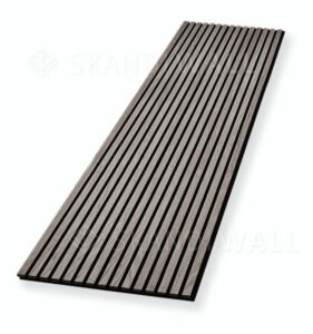 Реечная панель Lines - Gray - цельный вид