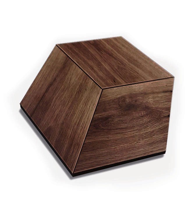 Зразок дерев'яної плитки Rhombus – Дуб Brown